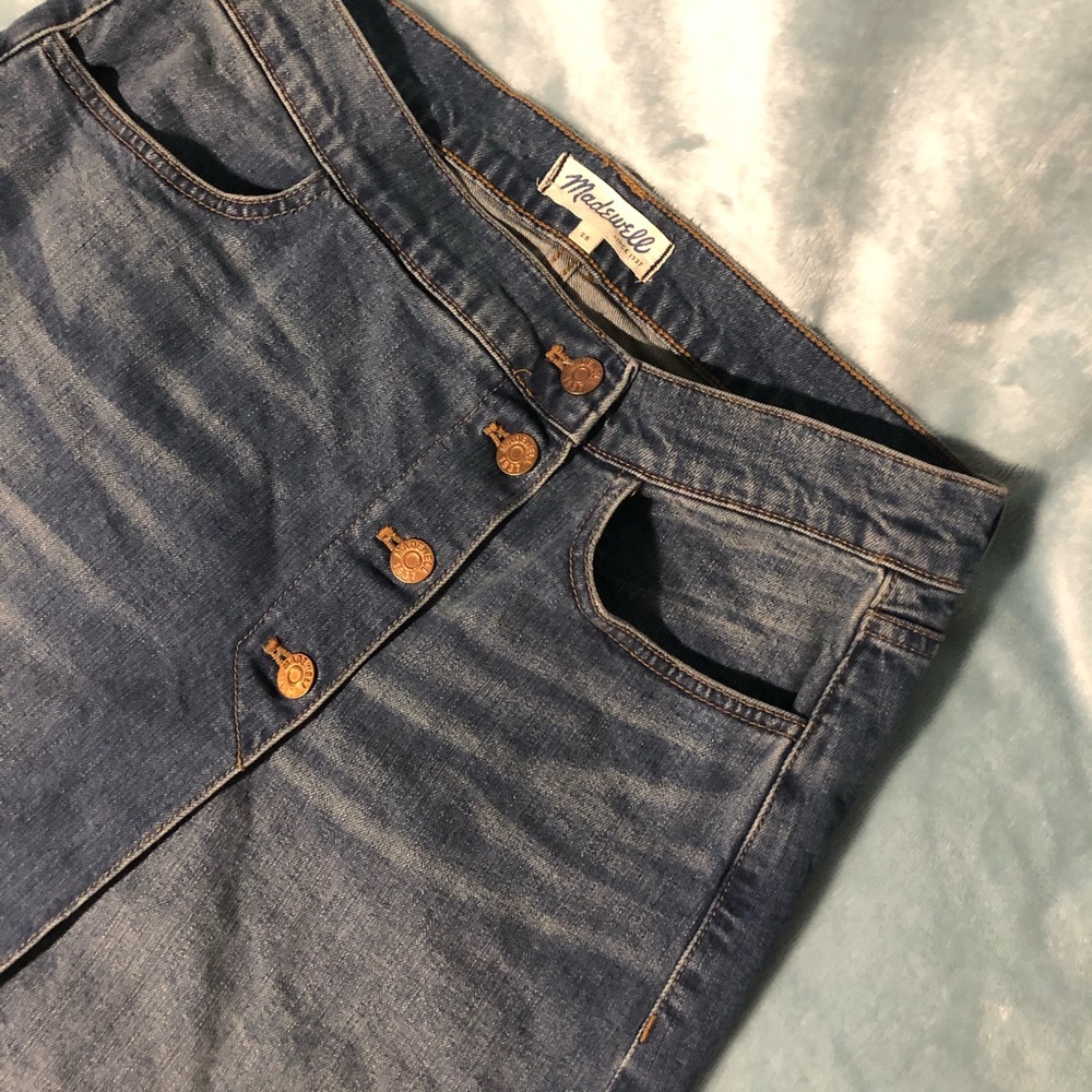 Madewell Jean mini skirt